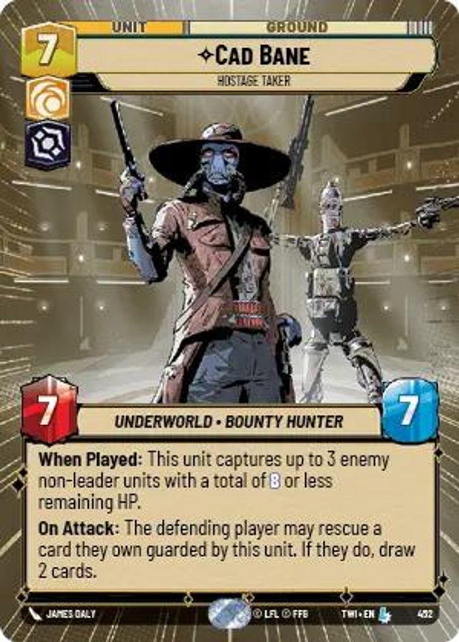 Cad Bane - Hostage Taker (Hyperspace) - 452 - Legendary (Foil)