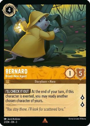 BERNARD (BRAND-NEW AGENT) - 2/204 - RARE