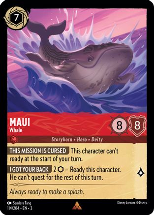 MAUI (WHALE) - 114//204 - RARE