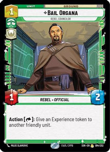 Bail Organa - Rebel Councilor - 094/252 - Rare