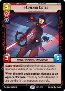 Seventh Sister - Implacable Inquisitor - 133/252 - Rare