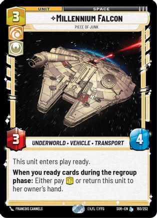 Millennium Falcon - Piece of Junk - 193/252 - Legendary