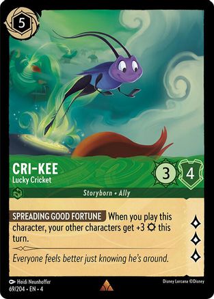 CRI-KEE (LUCKY CRICKET) - 69/204 - RARE