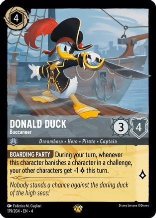 DONALD DUCK (BUCCANEER) - 179/204 - LEGENDARY