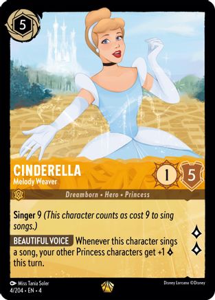 CINDERELLA (MELODY WEAVER) - 4/204 - LEGENDARY