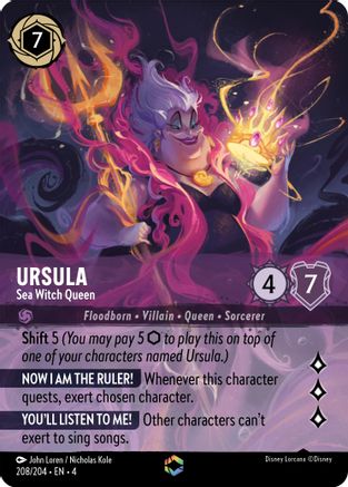 URSULA (SEA WITCH QUEEN) - 208/204 - ENCHANTED