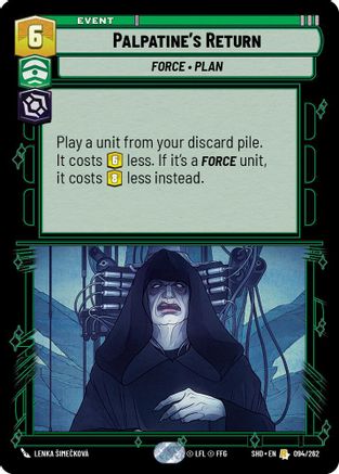 PALPATINE’S RETURN - 094/262 - RARE