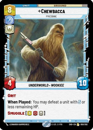 CHEWBACCA - PYKESBANE - 050/262 - RARE