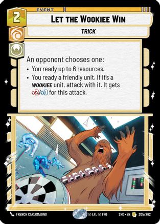 LET THE WOOKIEE WIN - 205/262 - RARE