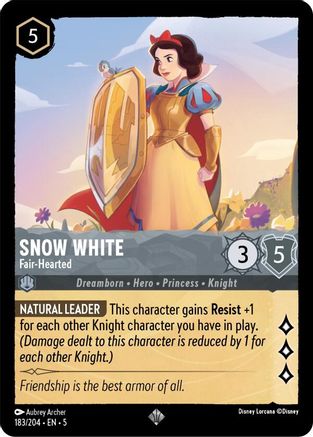 Snow White (Fair-Hearted) - 183/204 - Super Rare