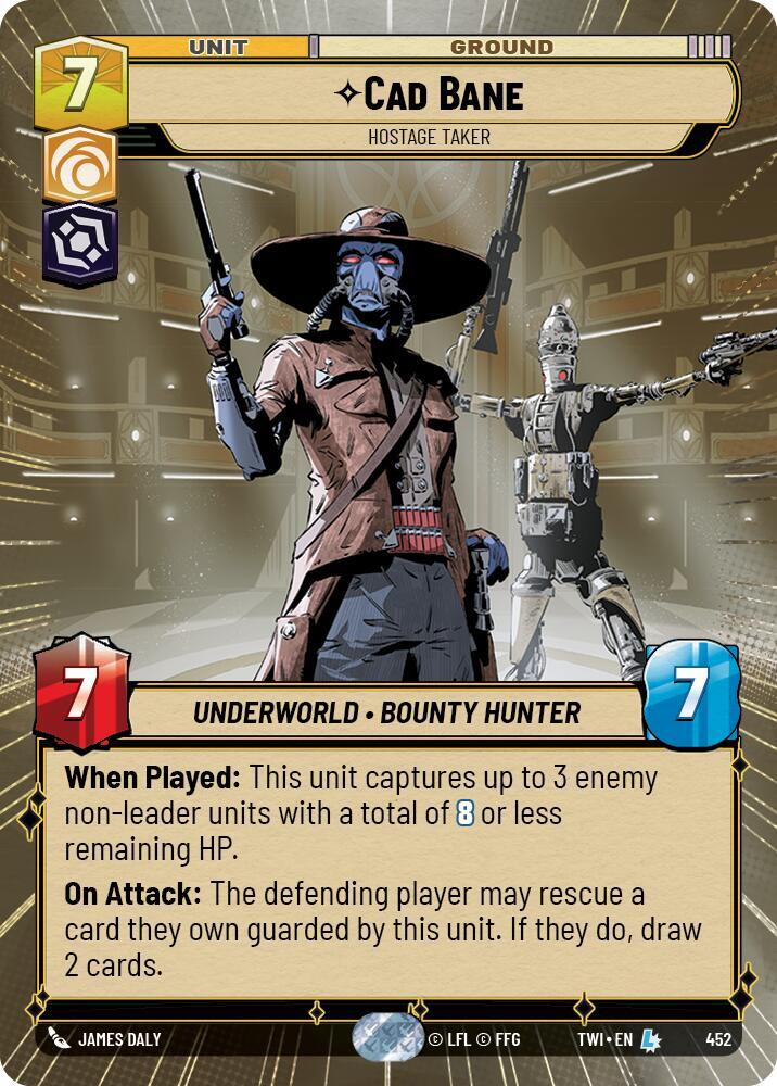 Cad Bane - Hostage Taker (Hyperspace) - 452 - Legendary