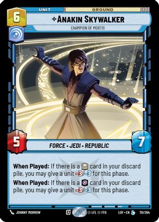 Anakin Skywalker - Champion of Mortis - 070/264 - Legendary