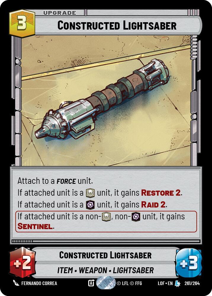 Constructed Lightsaber - 261 (Legendary)