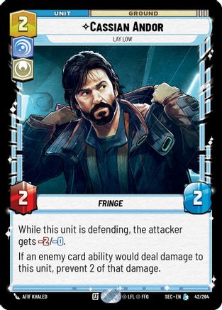 Cassian Andor - Lay Low - 42/264 - Legendary