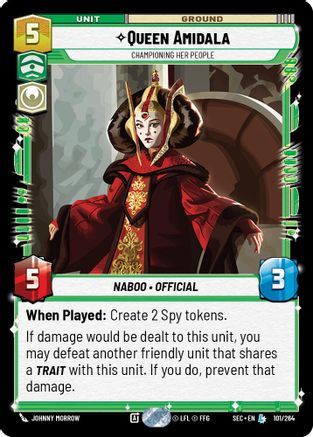 Queen Amidala - Championing Her People - 101/264 - Legendary