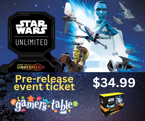 Star Wars: Unlimited: Jump to Lightspeed Prerelease EVENT TICKET