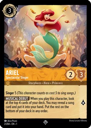 ARIEL (SPECTACULAR SINGER) - 2/204 - SUPER RARE