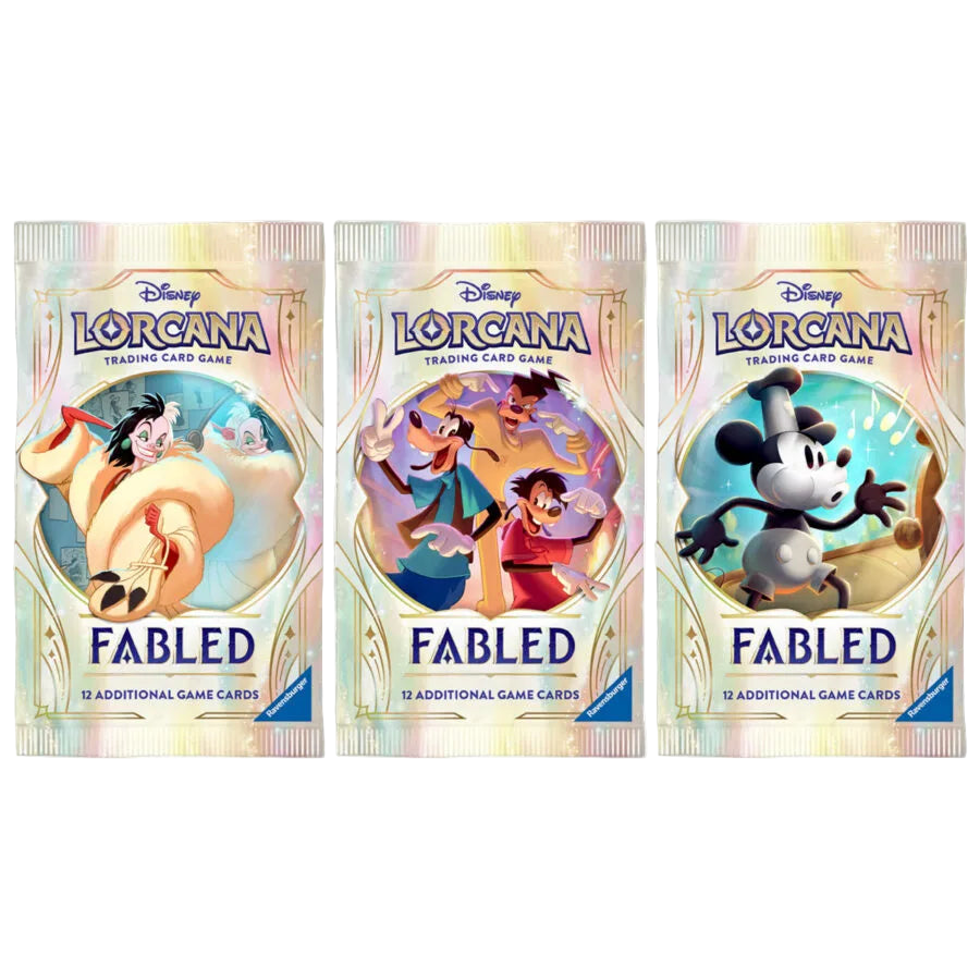 Disney Loracana Fabled ロルカナ 海外 Ravensburger Disney Lorcana TCG: Fabled Booster Pack 24 Packs