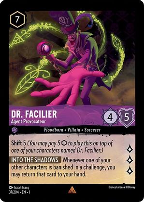 DR. FACILIER (AGENT PROVOCATEUR) - 37/204 - RARE