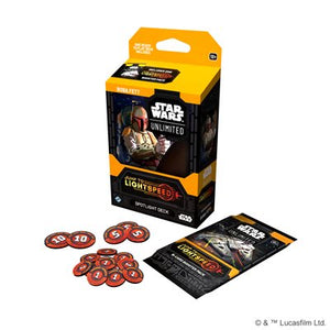 Star Wars: Unlimited: Jump to Lightspeed Spotlight Deck: Boba Fett