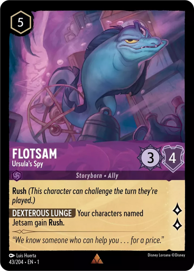 FLOTSAM (URSULA'S SPY) - 43/204 - RARE