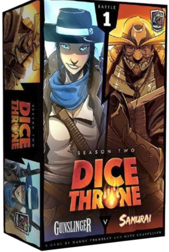 Dice Throne S2 Gunslinger vs Samurai