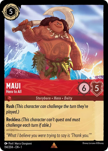 MAUI (HERO TO ALL) - 114/204 - RARE