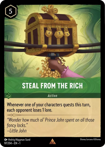 STEAL FROM THE RICH - 97/204 - RARE