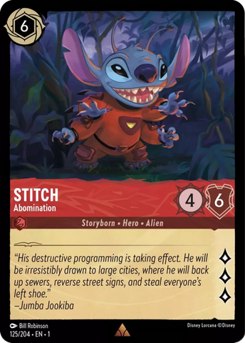 STITCH (ABOMINATION) - 125/204 - RARE