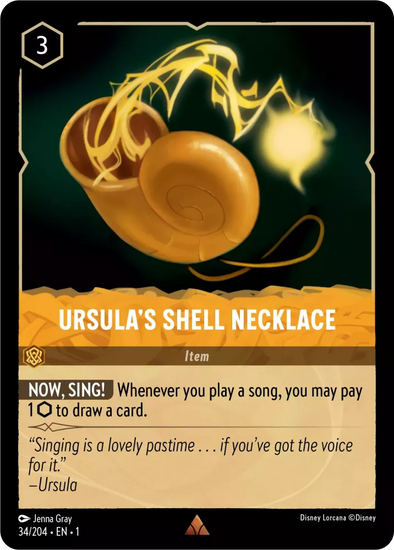 URSULA'S SHELL NECKLACE - 34/204 - RARE