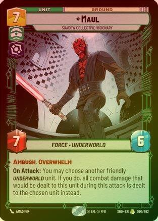 MAUL - SHADOW COLLECTIVE VISIONARY - 090/262 - RARE (FOIL)