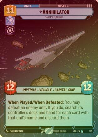 Annihilator - Tagge's Flagship (Hyperspace) - 775 - Legendary (Foil)