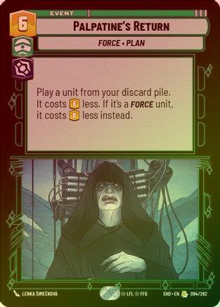 PALPATINE’S RETURN - 094/262 - RARE (FOIL)