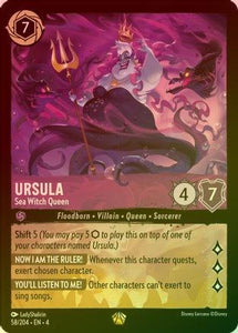 URSULA (SEA WITCH QUEEN) - 58/204 - LEGENDARY (FOIL)