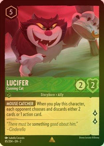 LUCIFER (CUNNING CAT) - 85/204 - RARE (FOIL)