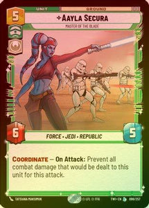 Aayla Secura - Master of the Blade - 096/257 - Legendary (Foil)