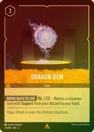 DRAGON GEM - 33/204 - RARE