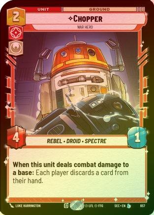 Chopper - War Hero (Foil) - 657 - Legendary (Foil)