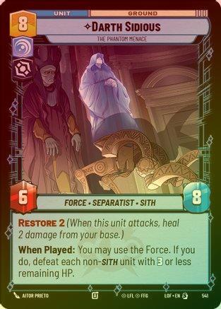 Darth Sidious - The Phantom Menace 541 - Special (Foil)