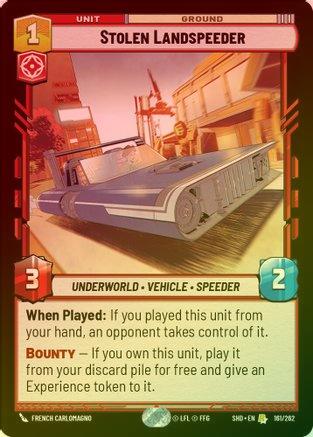 STOLEN LANDSPEEDER - 161/262 - RARE (FOIL)