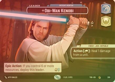 Obi-Wan Kenobi - Patient Mentor (Showcase) - 260 - Common (Foil)