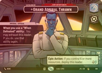 Grand Admiral Thrawn - ...How Unfortunate (Showcase) - 998 - Common (Foil)