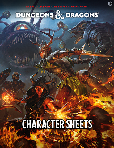 DND RPG 2024 CHARACTER SHEETS (Preorder)