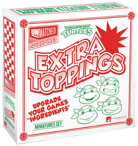 UNMATCHED ADVENTURES TMNT EXTRA TOPPINGS MINI PACK