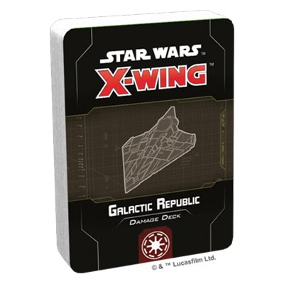 Star Wars: X-Wing 2nd Ed: Galactic Republic Damage Deck