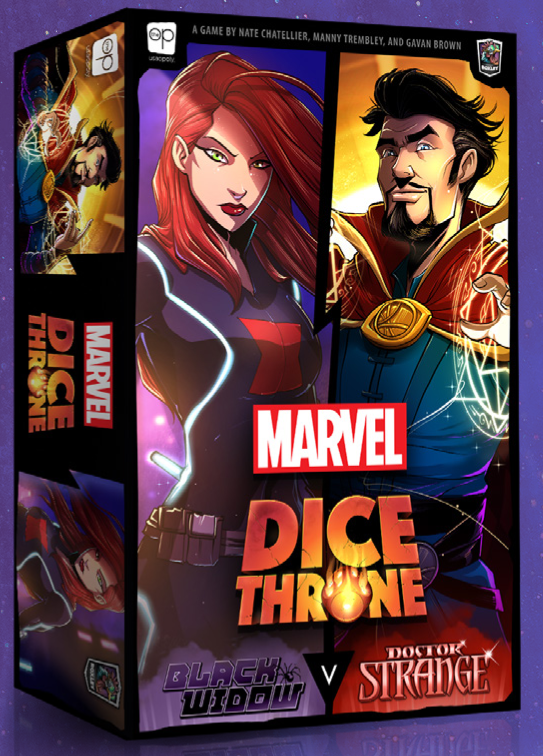 MARVEL DICE THRONE Black Widow vs Doctor Strange