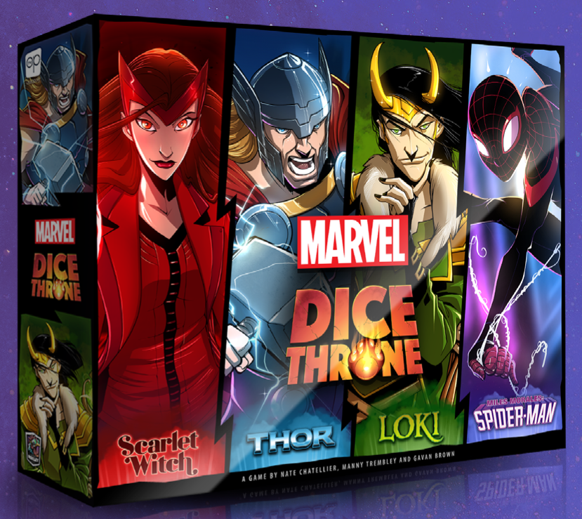 MARVEL DICE THRONE 4-HERO BOX DICE GAME The Gamers Table