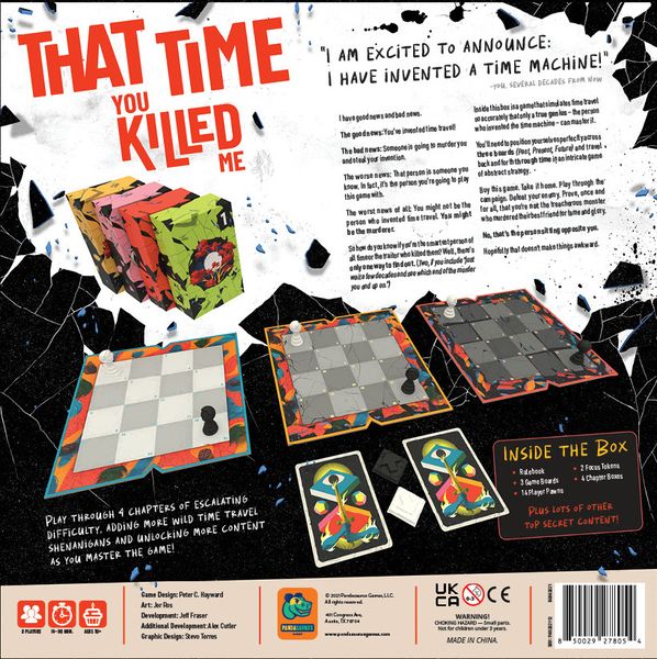 That Time You Killed Me back cover