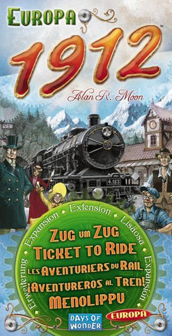Ticket to Ride: Europa 1912 freeshipping - The Gamers Table