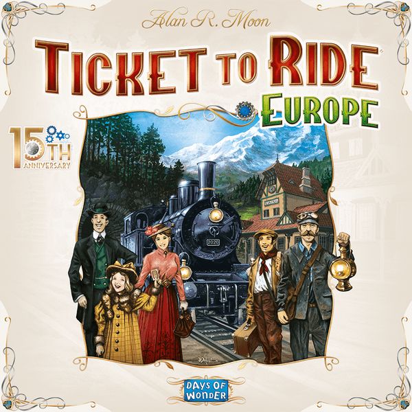 Ticket to Ride Europe 15th Anniversary freeshipping - The Gamers Table